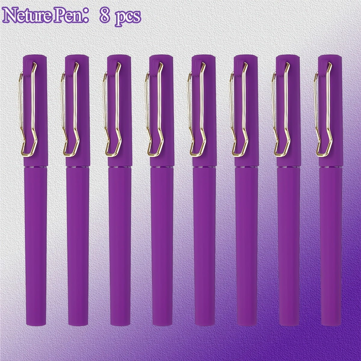 4/8pcs Gel Ink Rollerball Pens 0.7mm Medium Point Quick Drying Ergonomic Black Ink