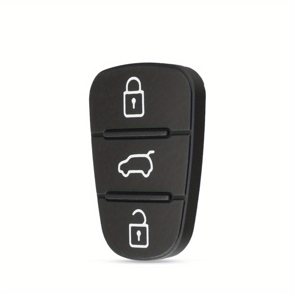 2pcs Silicone Rubber Key Shell Cover for Car Remote Fob with 2/3 Buttons