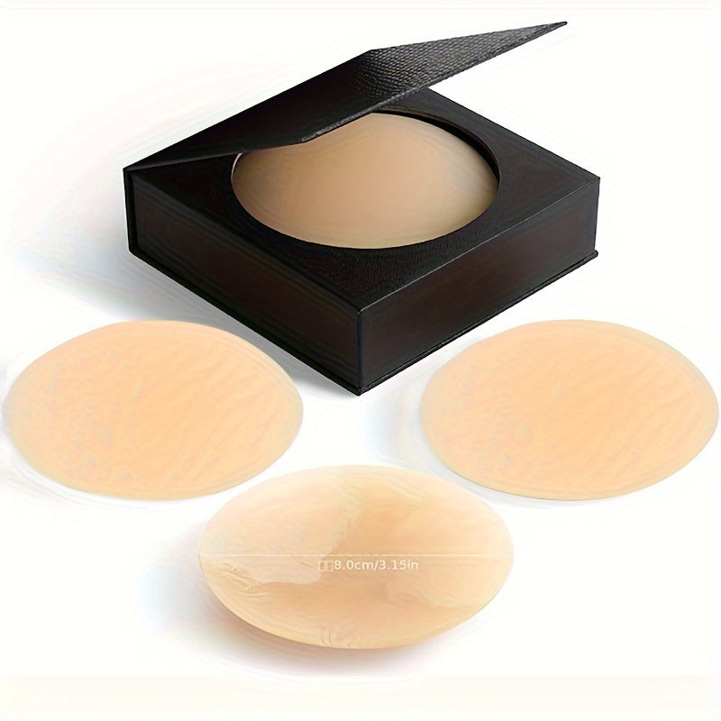 Reusable Silicone Nipple Covers for Women Self-Adhesive Strapless Set of 4