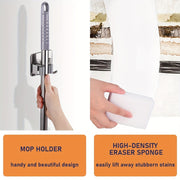 6 ta to'ldirish yostiqchalari va uchburchak boshli kengaytiriladigan devor tozalash moppi