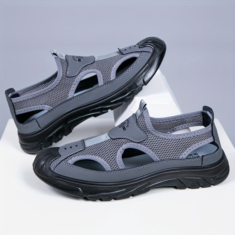 Men's Summer Mesh Slip-On Shoes for Driving Beach Outdoor Casual