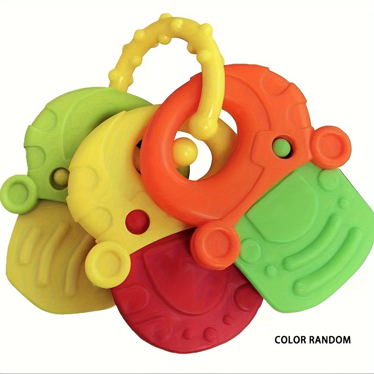 Colorful ABS Resin Teething Toys for Babies 0-3 Years Old