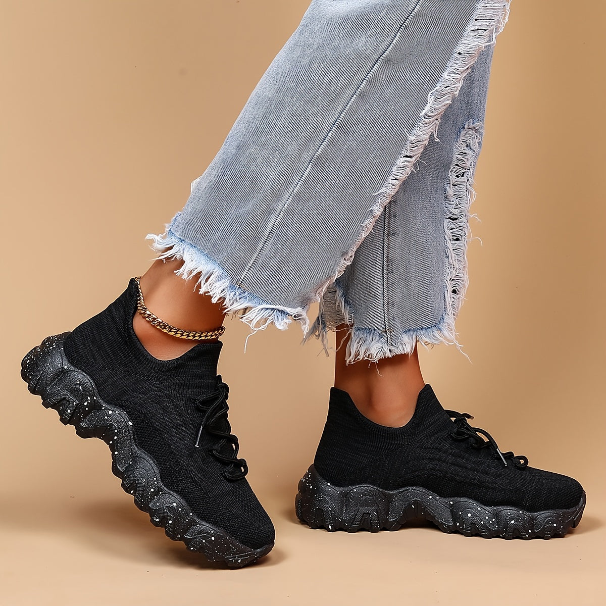 Women's Casual Sneakers Low Top Slip-On Shoes Non-Slip Rubber Sole