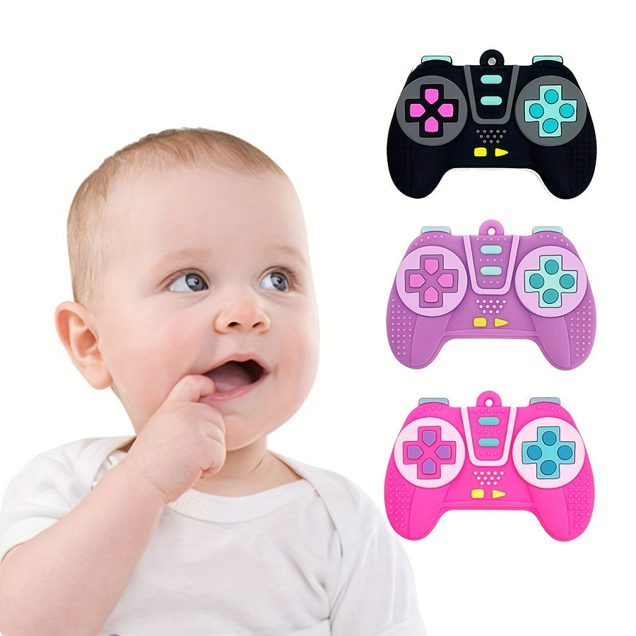 Baby Teething Toy Silicone Simulation Remote Control Handle for Babies