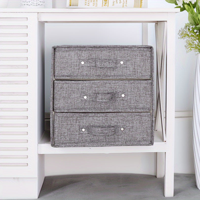 Foldable Lingerie Drawer Organizer Space-Saving Insert for Ties Socks Underwear