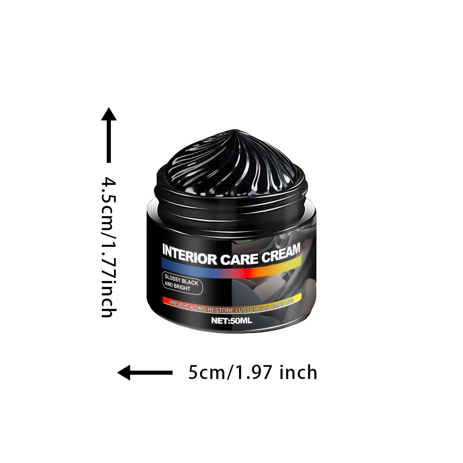 Automotive Interior Kit Crystal Plating Wax Dashboard Plastic Tire Shine