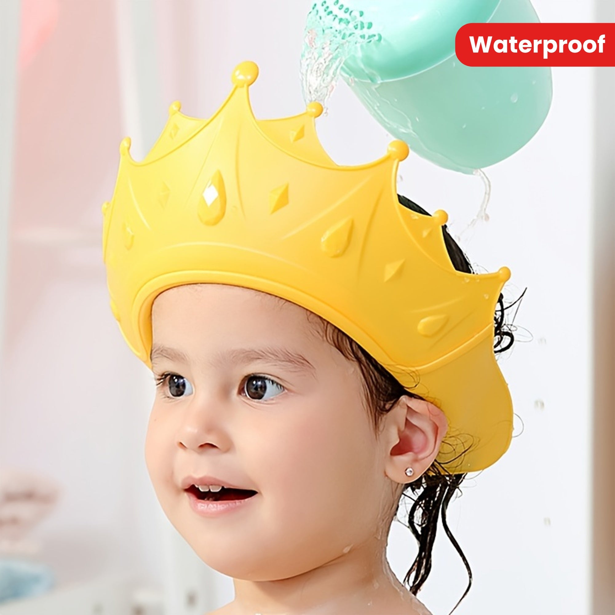 Baby Shower Cap Waterproof Baby Shampoo Shower Cap for Girls and Boys Multiple Colors