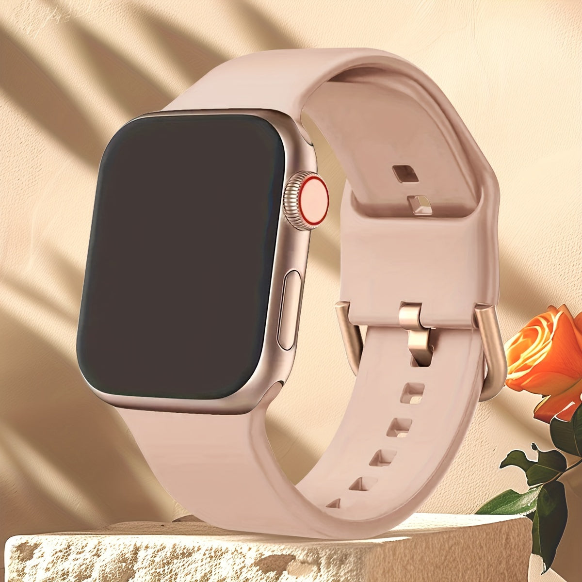 Sport Silicone Watch Band for Apple Watch Series 1-10 Compatible with 38mm to 49mm Men Women