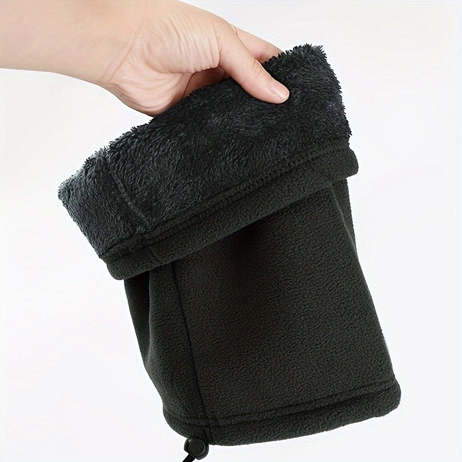 Moslashuvchan Polar Fleece Bo'yin Gaiteri Velosipedda yurish uchun issiq termal ko'p funktsiyali shlyapa