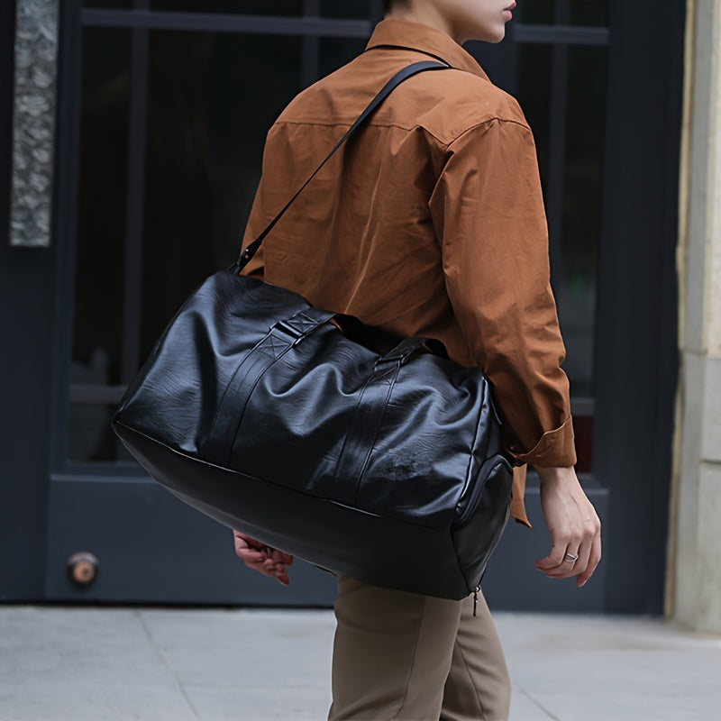 Lightweight PU Travel Tote Bag for Short Trips and Business