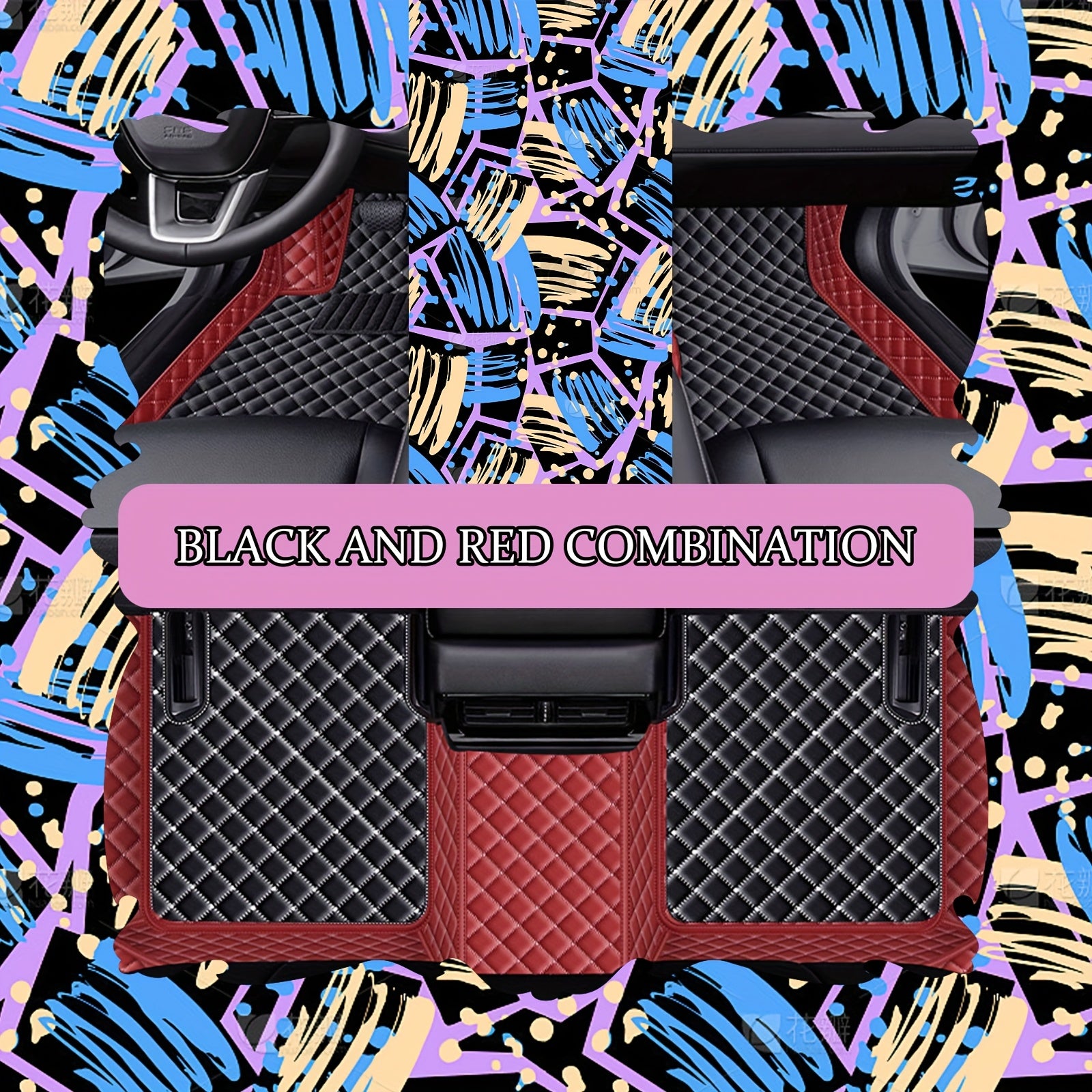 Luxury Faux Leather Car Mats Set for Exeed 2021-2023 Left-Hand Drive