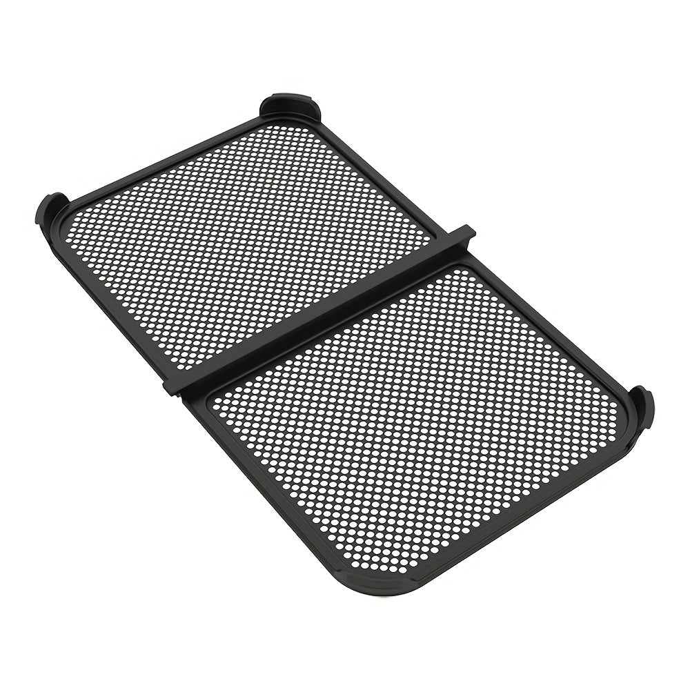 Protector de salpicaduras de silicona para freidora de aire, cubierta de malla reutilizable y plegable