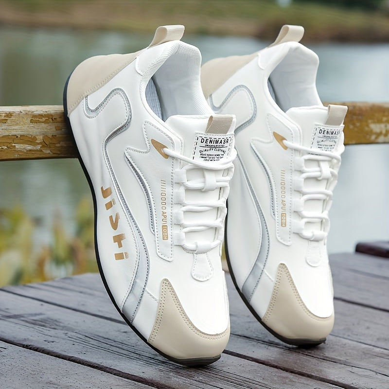 MAINALUN erkaklar uchun sport krossovkalari, bog'ichli dizaynga ega, yurish, sayr qilish, mashg'ulotlar va sayohat uchun mos. Qulay va zamonaviy, bir rangli sun'iy mato va dumaloq barmoq bilan.