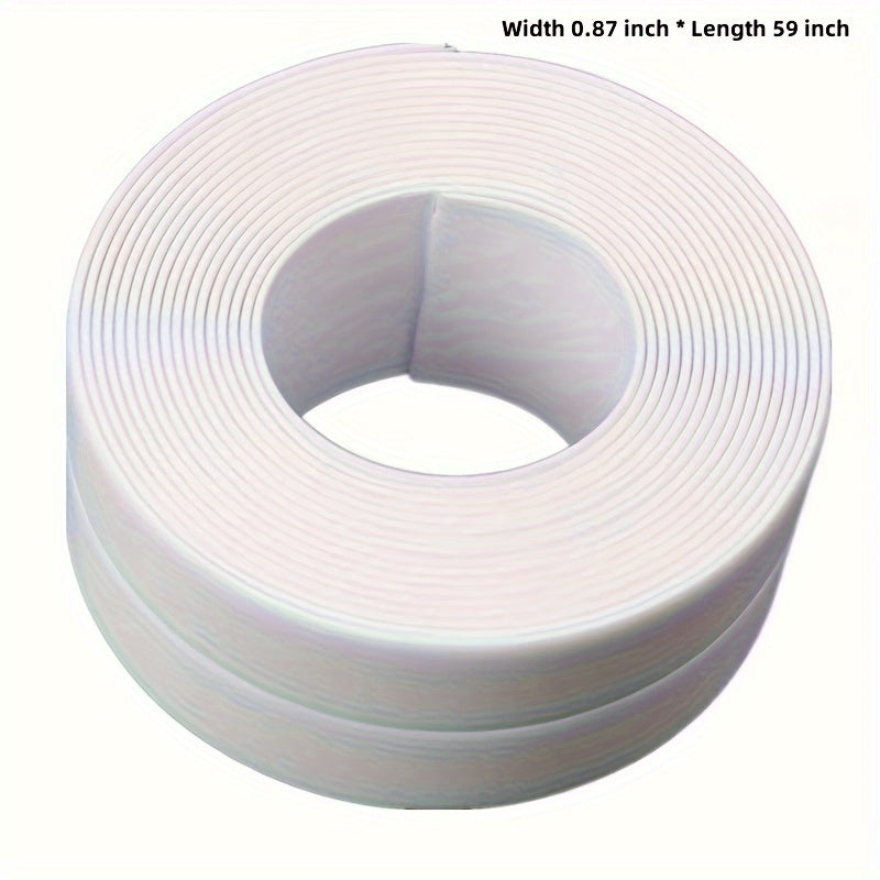 White Waterproof Caulk Tape for Bathroom and Toilet Self-Adhesive Sealant Strip for Bathtub Sink Wall Edges