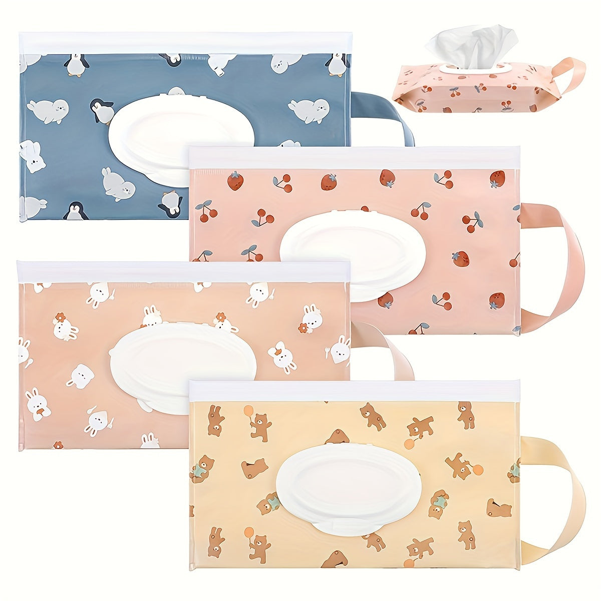 Travel Wet Wipe Holder Lightweight EVA Organizer for On-the-Go