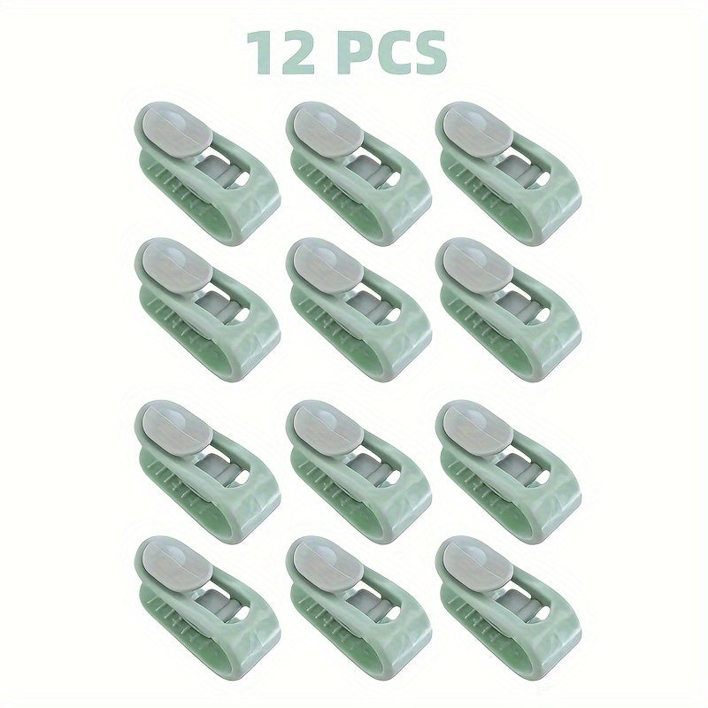 6/12 Piece Blanket Clips Set Non-Slip Quilt Holders for Blankets Clothes Curtains