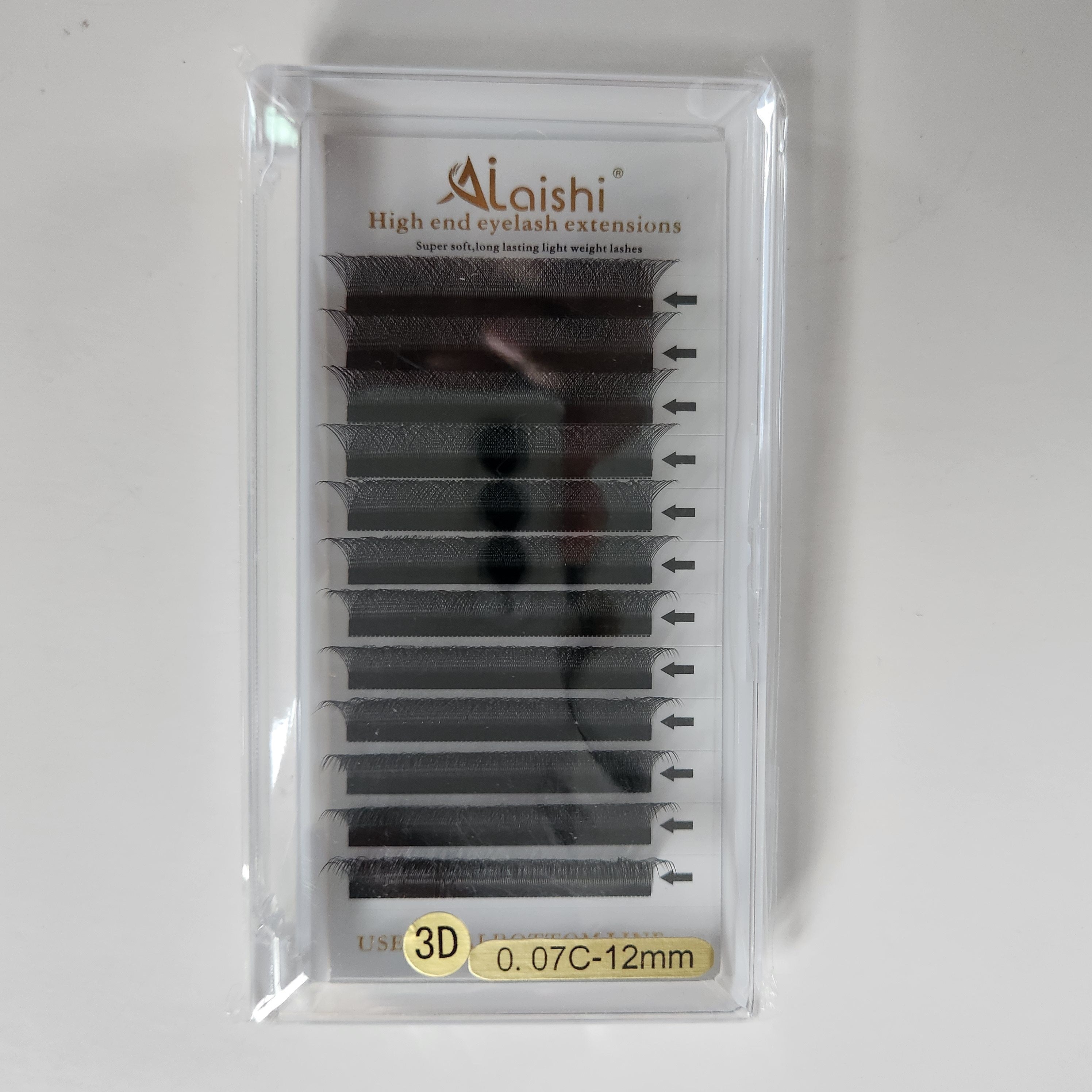 Russian DD Curl Eyelash Extensions Fluffy Cluster Reusable 0.07mm Natural False Lashes