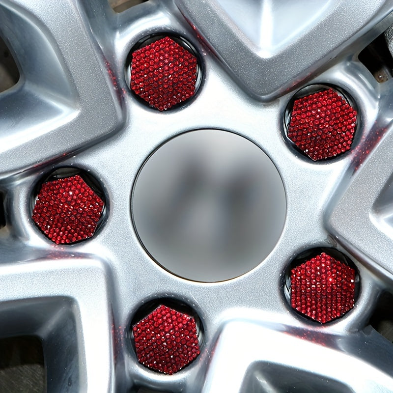 Pack of 20 Car Tire Screw Cap Hub Decoration Dust Cover 17mm 19mm 21mm