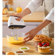 Electric Hand Mixer with 7 Speeds 15W Motor for Baking and Whipping