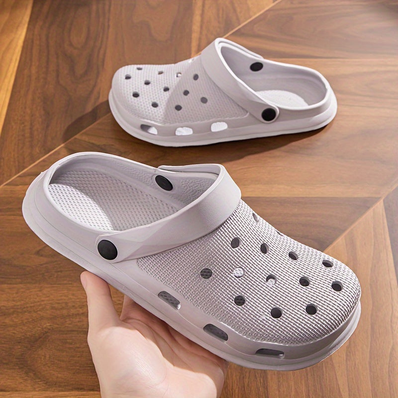 Women's Solid Color Clogs Casual Garden Slip-On Shoes