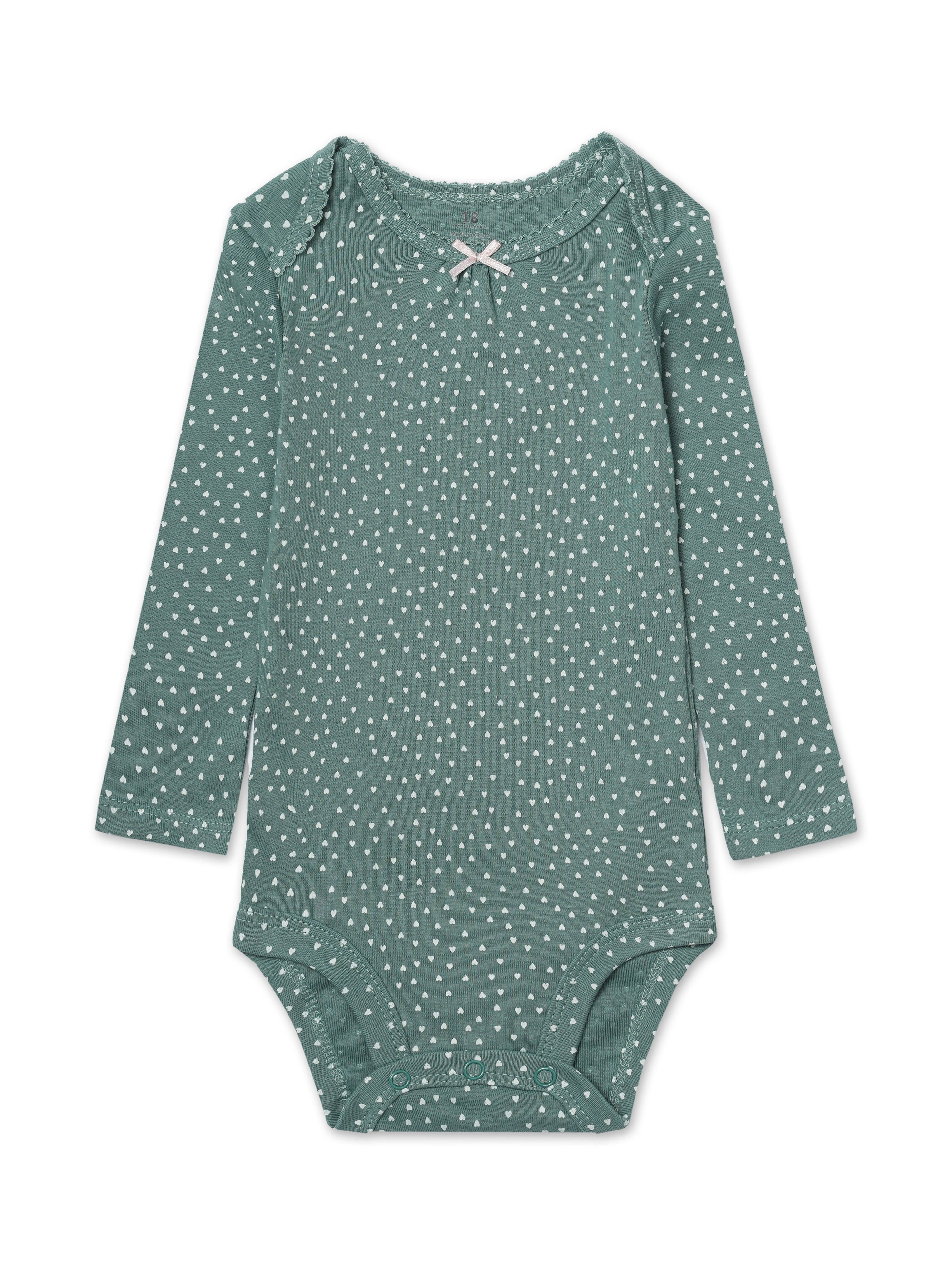 Set of 5 Baby Cotton Triangle Bodysuits with Cartoon Patterns for Infants and Toddlers