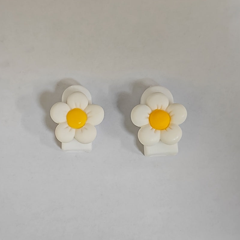 Juego de cargador de teléfono floral 3D de 5 piezas para iPhone 14 Pro Max 13 12 11 Carga rápida