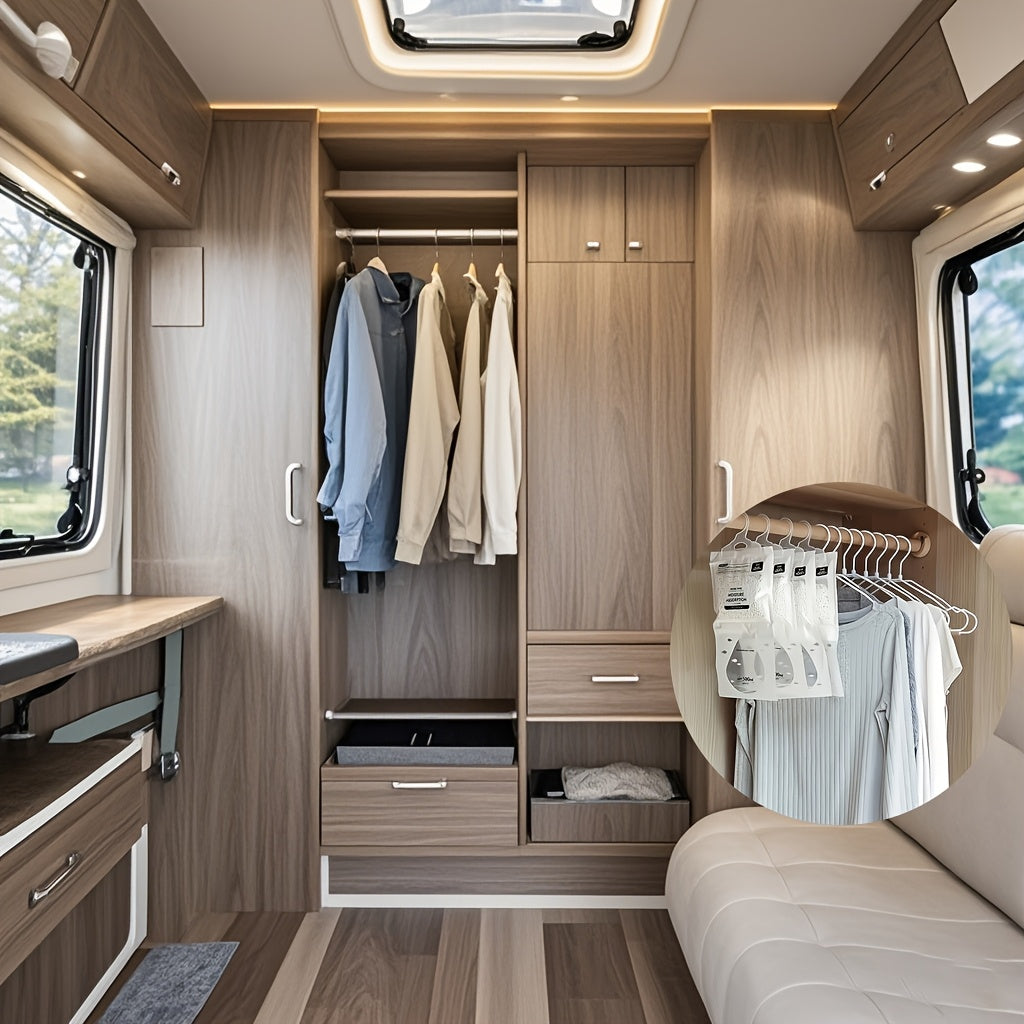 Комплект из 4 мешков для удаления влаги - дышащие поглотители влаги для шкафов и дома