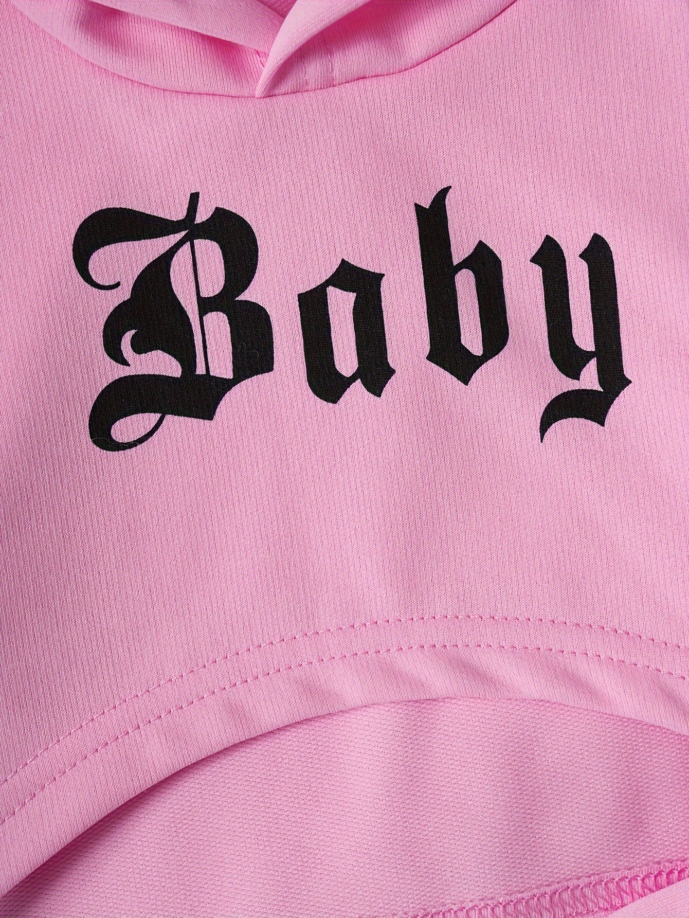 Детский повседневный комплект: синий худи, черный топ, штаны и кроссовки