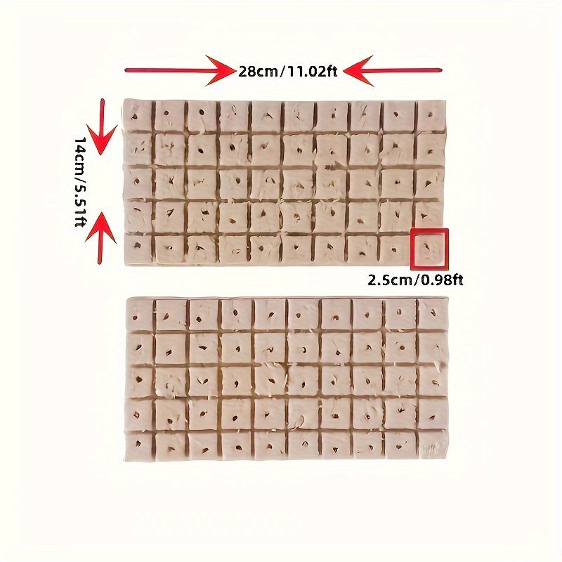 50/100 Pcs Hydroponic Rock Wool Plant Seedling Growing Medium for Cultivation