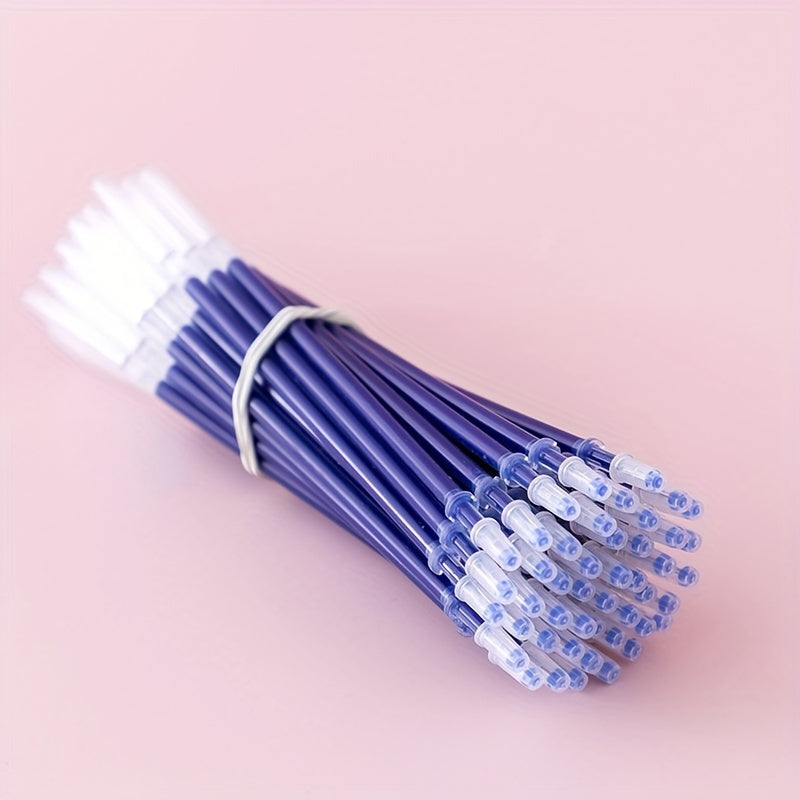 100pcs Gel Pen Refills 0.5mm in Red Blue Black Ink for Office School Supplies