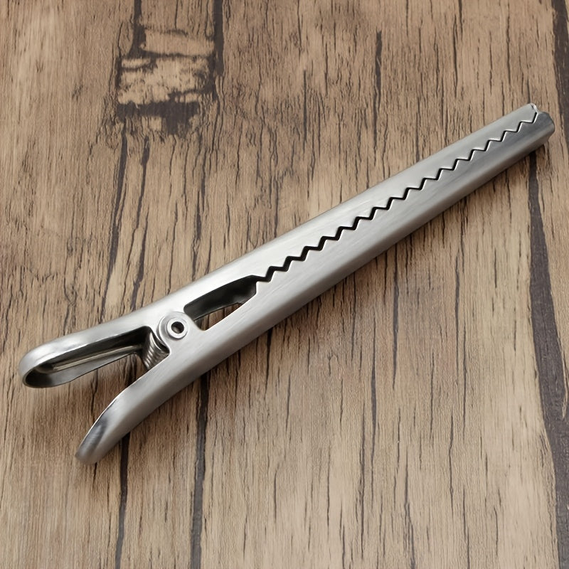 Ergonomik Oziq-ovqat Sumkasi Möhkamlovchi Klipi - Mustahkam Temirdan Yasalgan, Oziq-ovqatni Yangilab Turish uchun Suv O'tkazmaydigan Möhkamlov - Qahva, Choy va Snack Sumkalari uchun Mukammal, Uy va Ofisni Tashkil Etish uchun