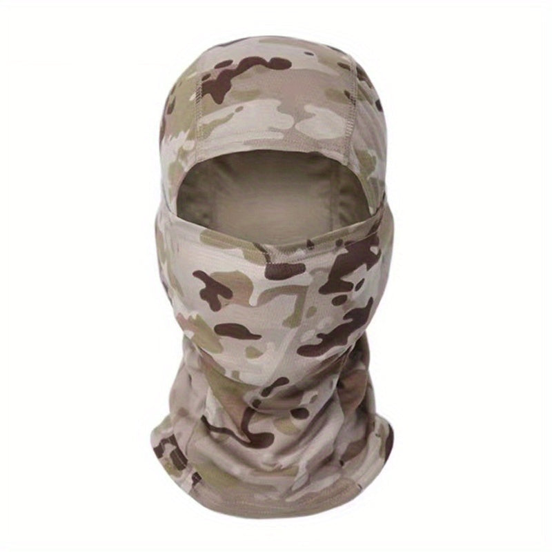 Adjustable Windproof UV Protection Hood with Balaclava Face Mask for Outdoor Use