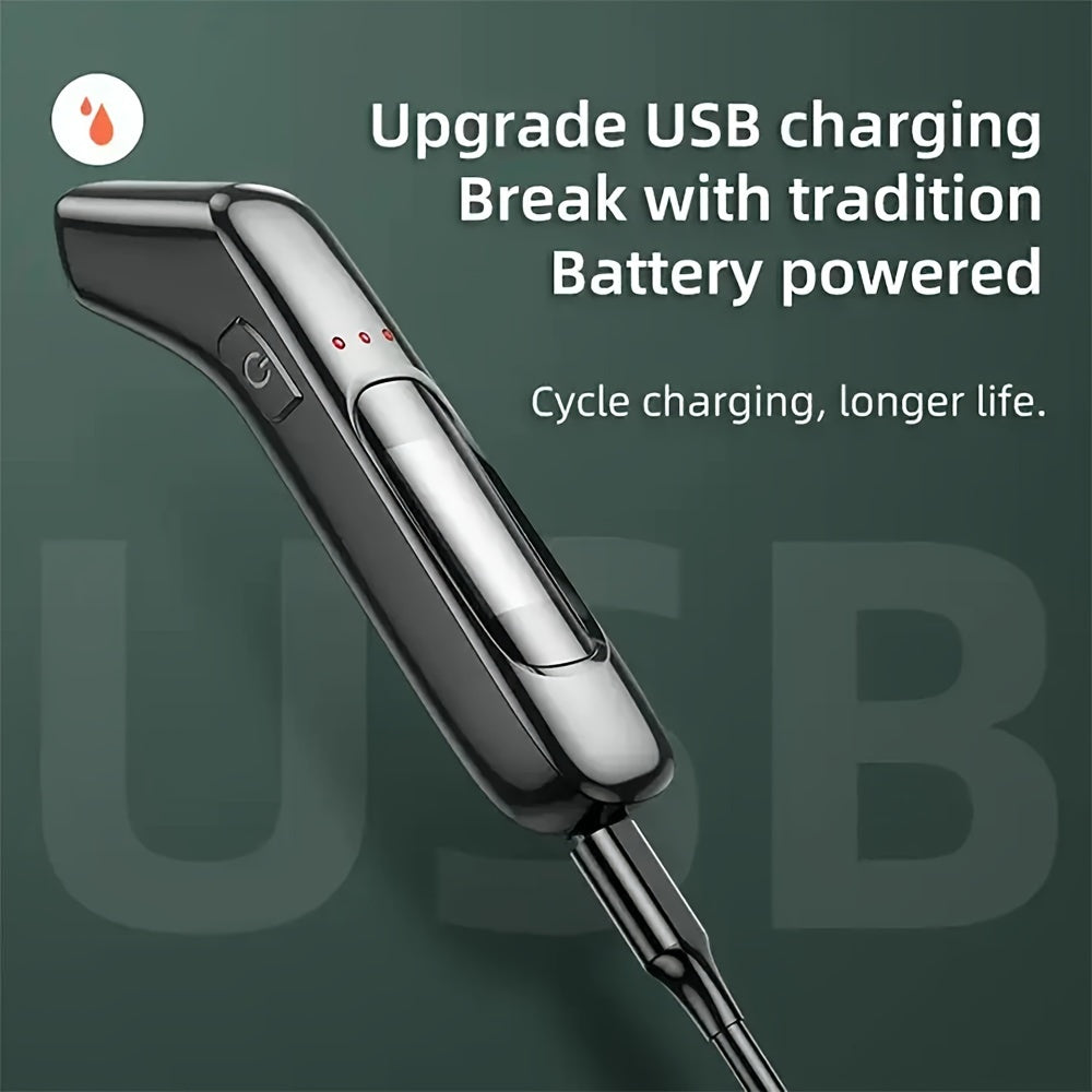 Portable Digital Breathalyzer Alcohol Tester USB Rechargeable LCD Display