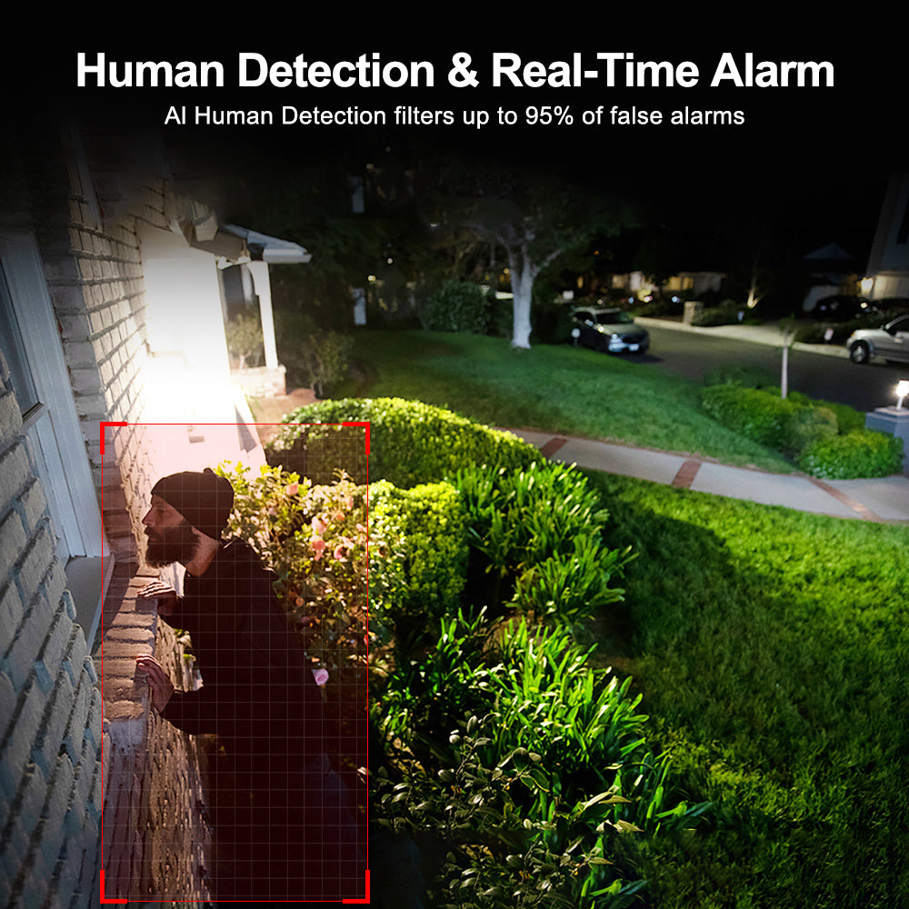 HD 1080P WiFi Security Camera with Pan Tilt Night Vision for Home Surveillance