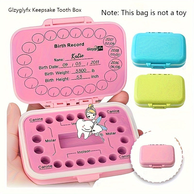 Teeth Keepsake Box for Kids and Adults Storage Organizer Gift for Christmas Halloween Thanksgiving