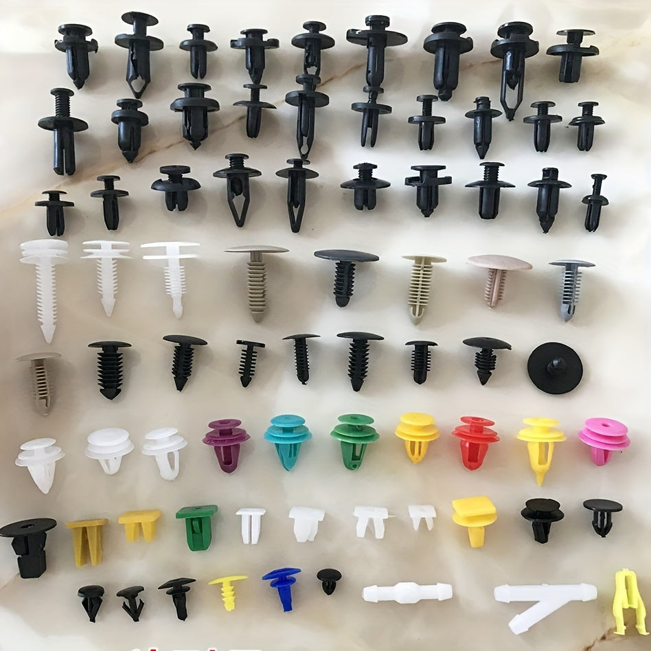 50/100/200Pcs Plastic Car Clip Panel Push Retainers for Bumper Door Interior