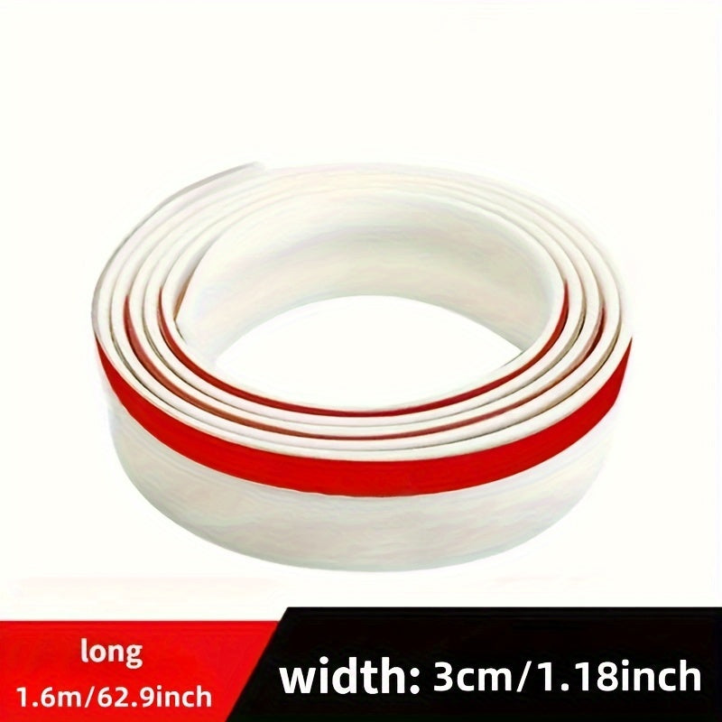 Rear Trunk Seal Pinstriping Tape 160cm Natural Rubber Waterproof Dust Sound Protection