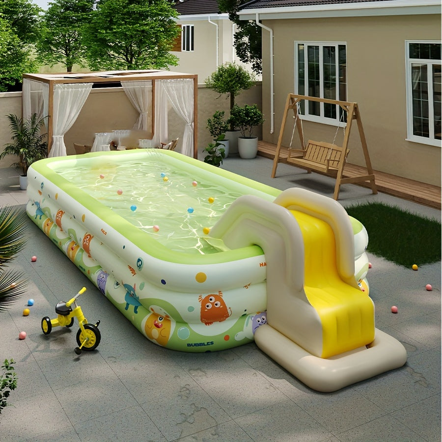 Adult Inflatable Pool PVC Durable Water Fun Outdoor Yard Party