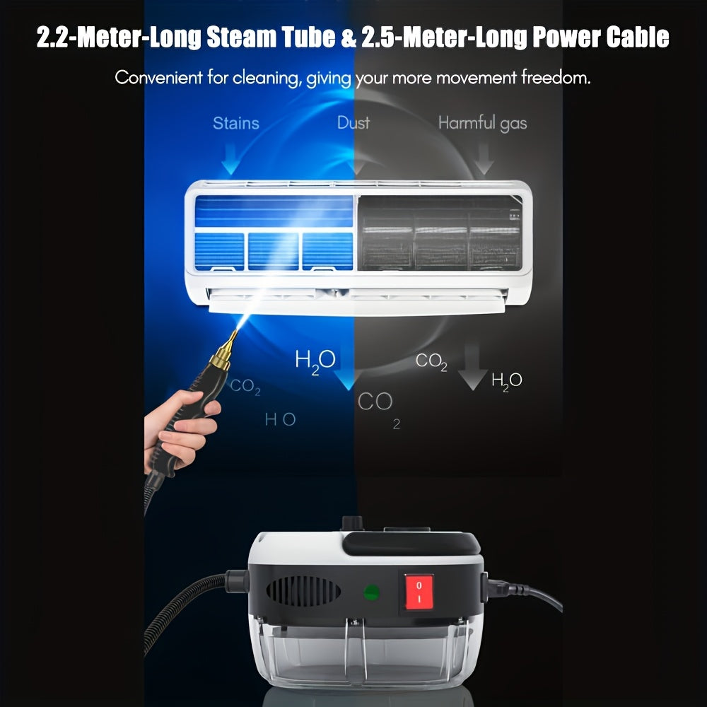 Portable Handheld Steam Cleaner for Kitchen Bathroom Furniture with Brush Heads