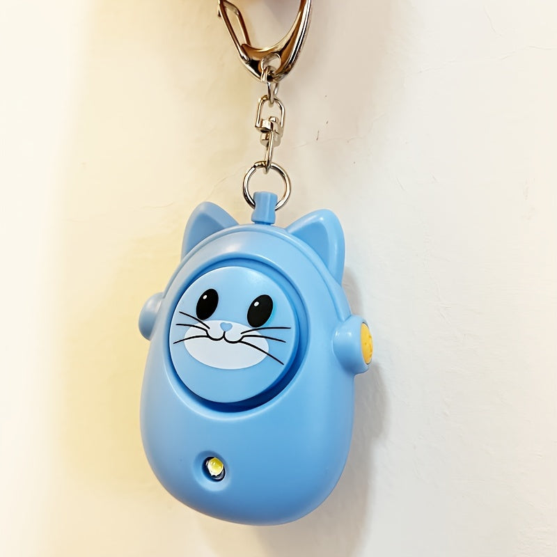 1 dona WhiskerWonders 130dB Shaxsiy Xavfsizlik Signalizatsiyasi Kalit zanjiri, Sirena, Stroboskop yoritgichi va Batareyada ishlaydigan Favqulodda SOS Ogohlantirishi ayollar, talabalar, qariyalar, kechki yuguruvchilar va sayohatchilar uchun.