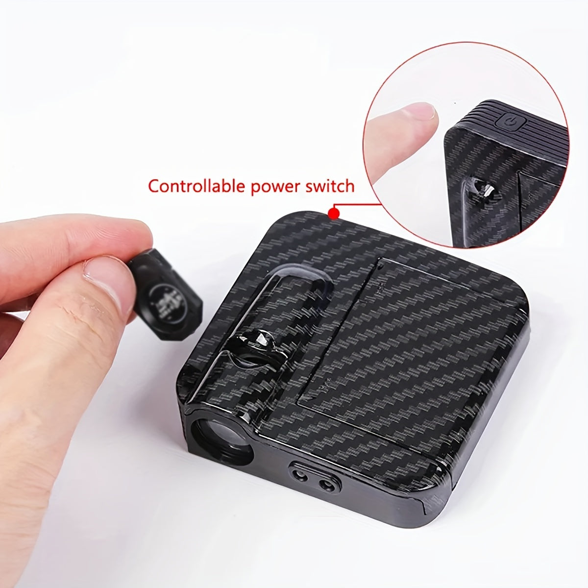Wireless Car Door Lamp Angel Wing High-Definition Battery-Powered Carbon Fiber Infrared Sensor