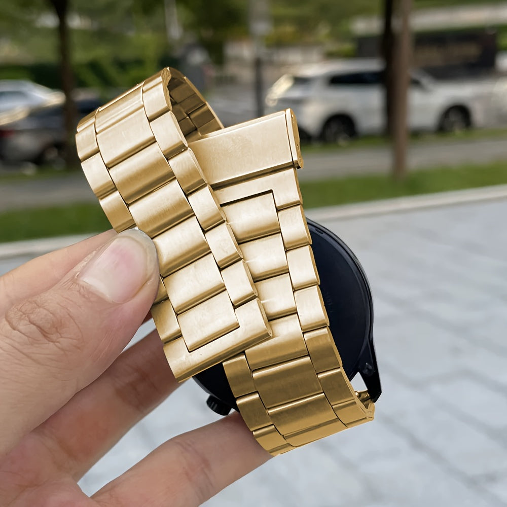 Stainless Steel Watch Strap 20mm 22mm for Samsung Galaxy and Huawei Smartwatches