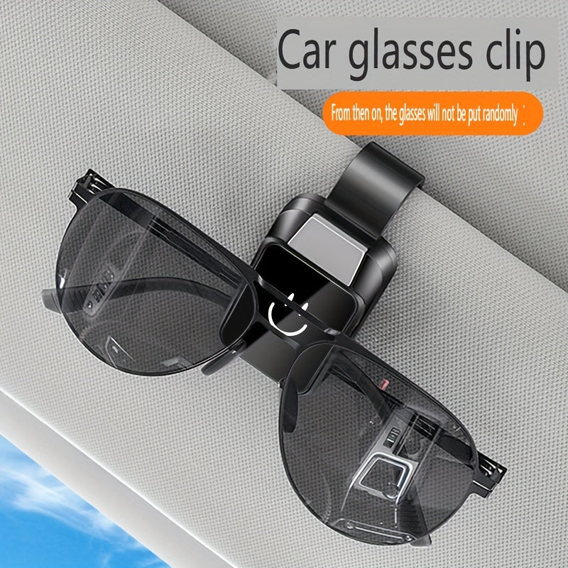 Car Glasses Holder Clip Durable ABS Resin Sun Visor Secure and Visible