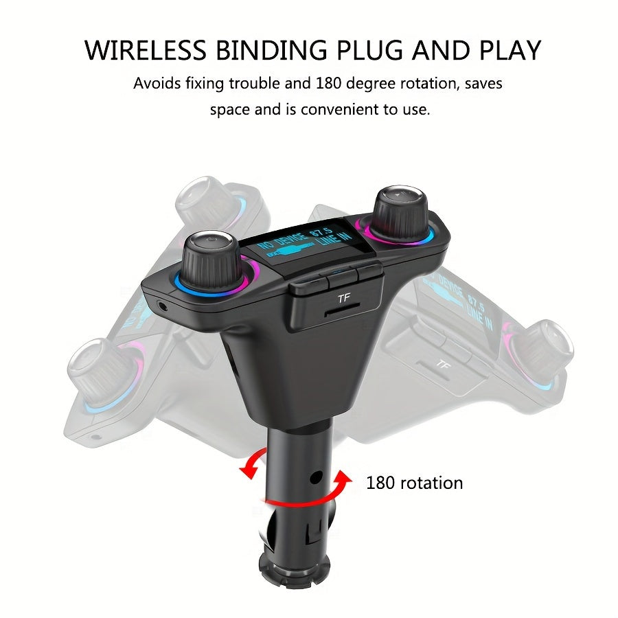 Car FM Transmitter MP3 Player Adapter Charger Handsfree for Car Audio