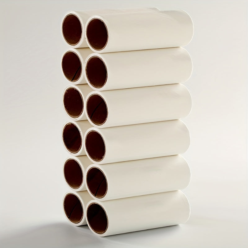 Portable Lint Remover with Sticky Sheets and Reusable Refills for Clothes Furniture and Car Cleaning