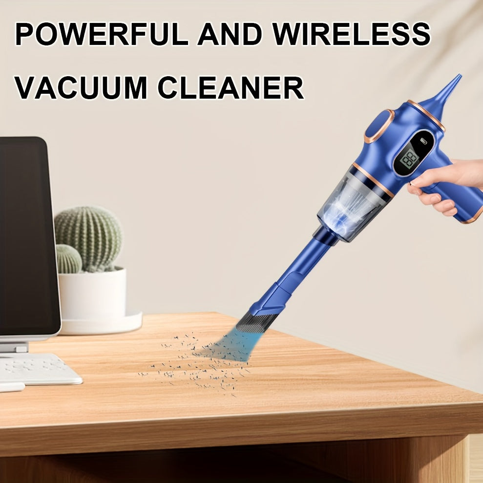 Ultra-Power Handheld Car Vacuum Cleaner with Dual Batteries, Cordless, Portable