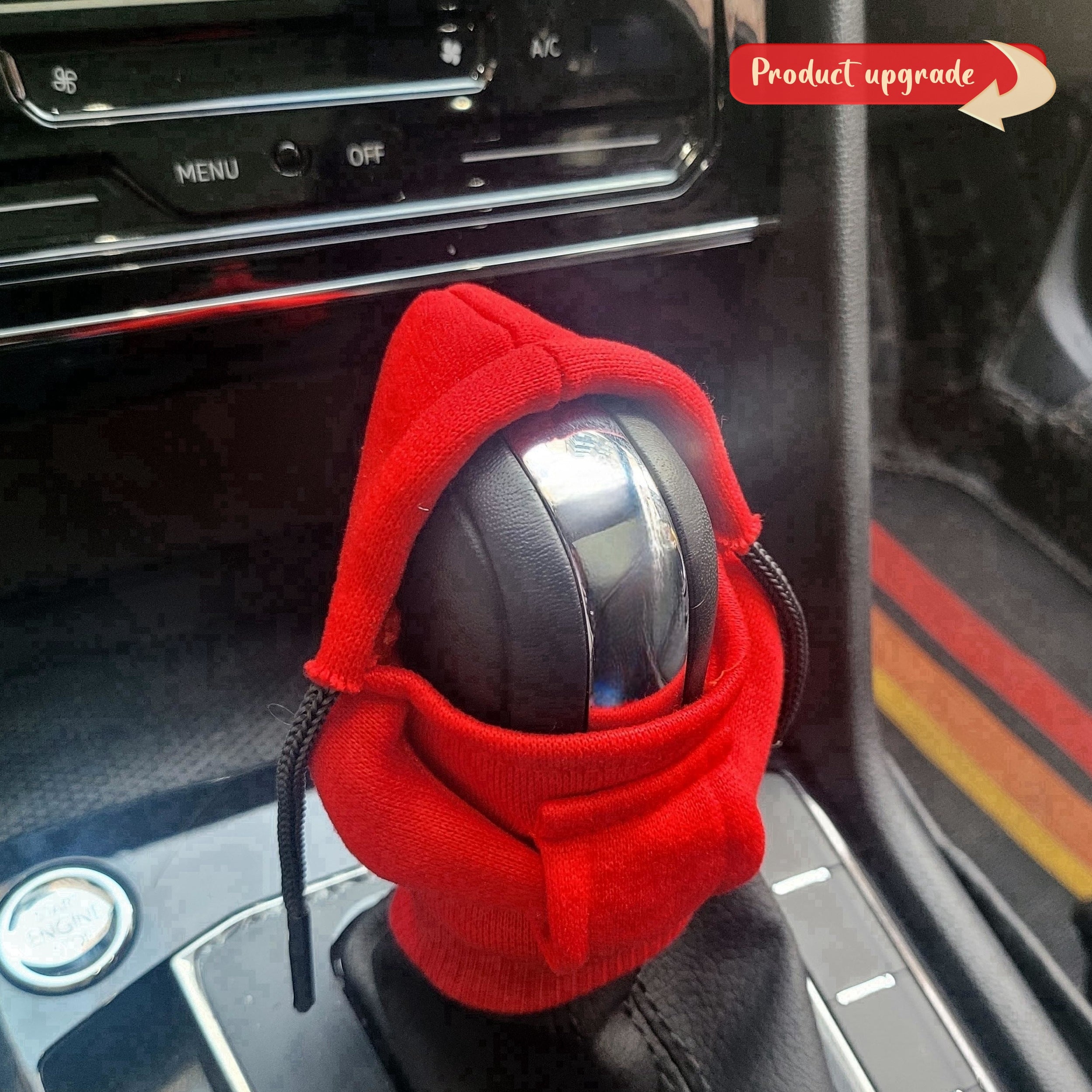 Car Interior Gear Shift Cover Hooded Cloth Auto Decoration Protector