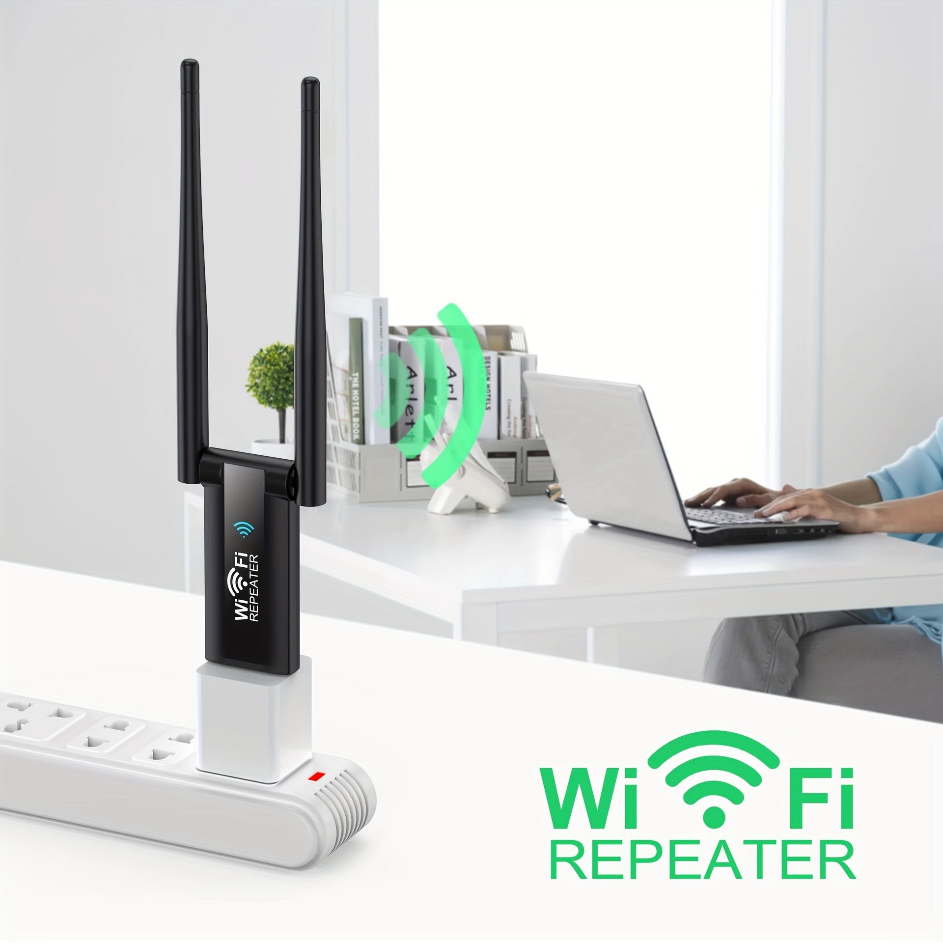 300Mbps USB Wi-Fi Repeater Signal Booster Easy to Install