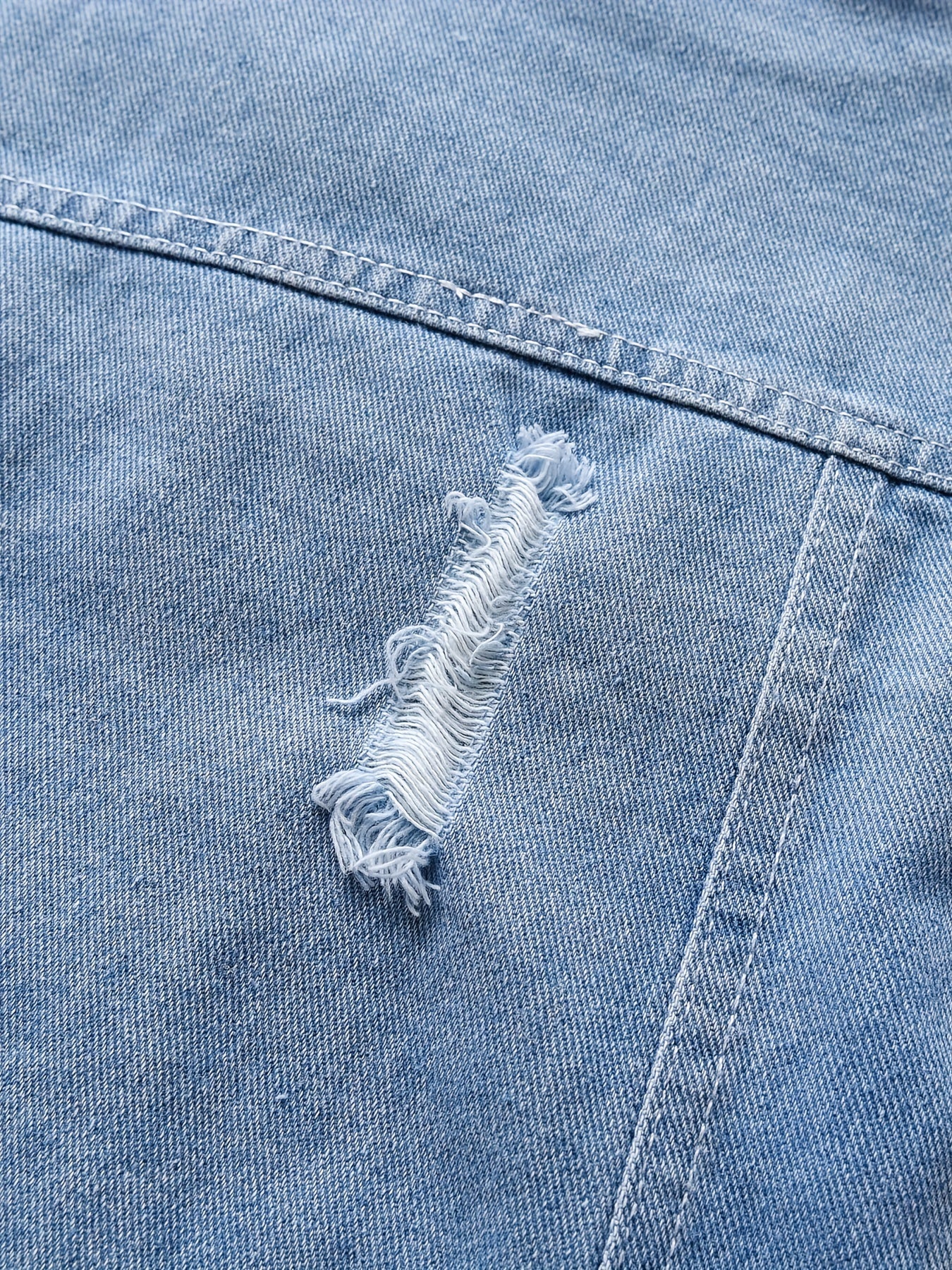 Chaqueta de mezclilla bordada para niñas con cuello, mezcla de algodón, manga larga, primavera y otoño