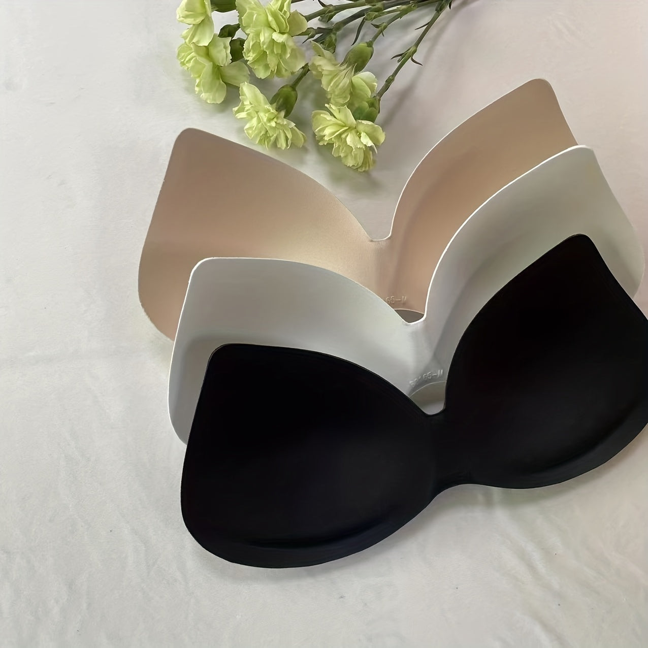 Women's Breathable Polyester Bra Insert Pads for Support and Lift